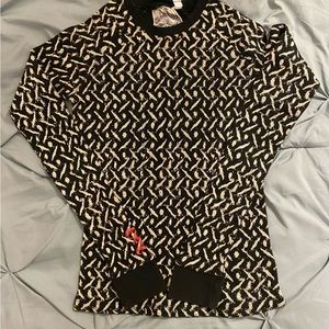 Rare vintage L.A.M.B. Zig zag thermal shirt. Y2K Fall 2006. Size M.